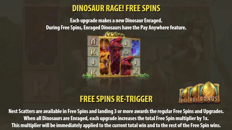 bonus dinosaur rage