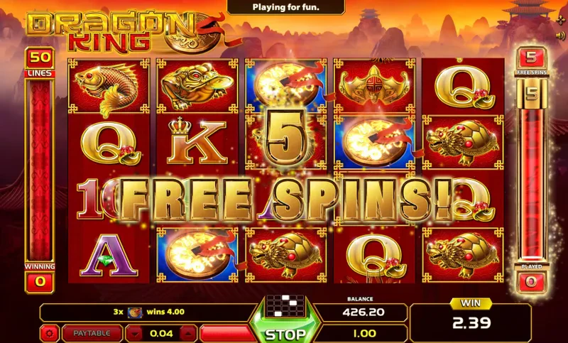 bonus dragon king gameart