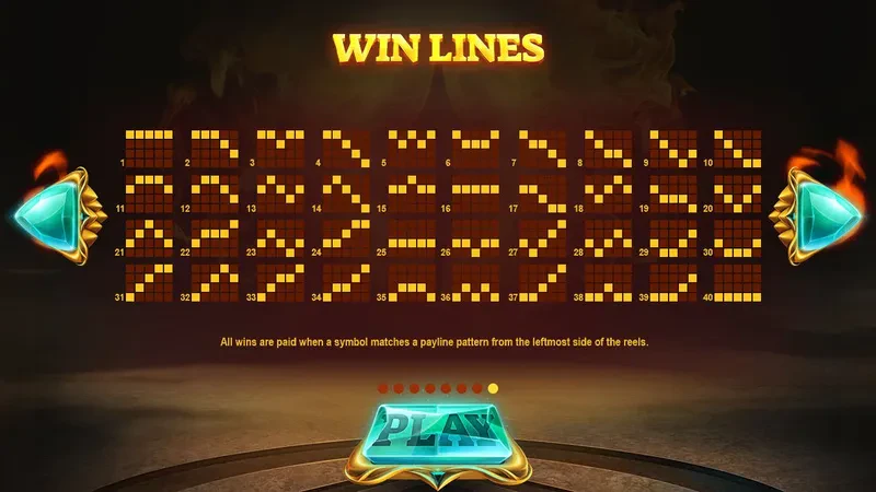 lignes de paiement dragon's fire