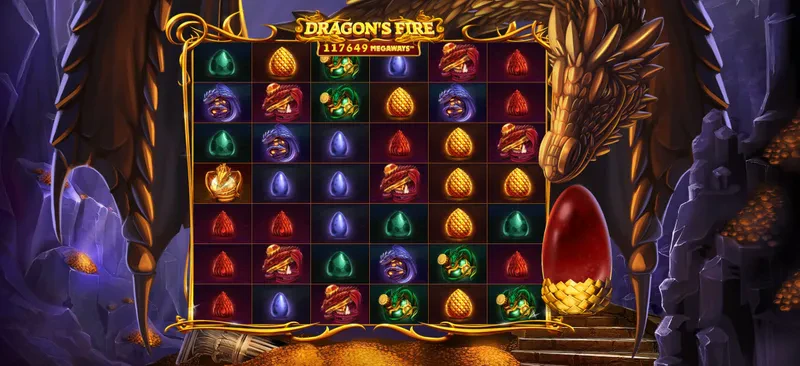 screenshot dragon's fire megaways