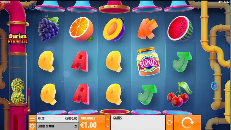 interface jeu durian dynamite