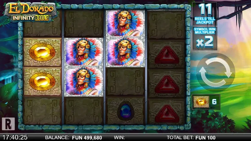 El Dorado Infinity Reels connexion