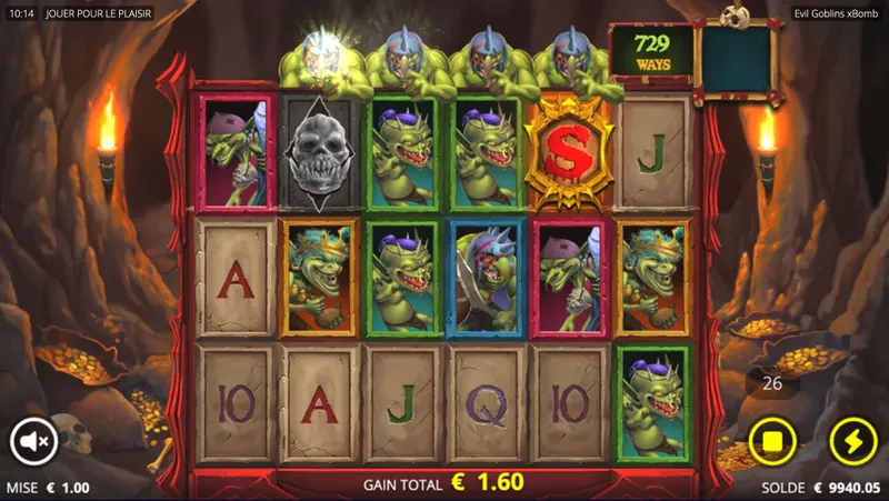 Multiplicateur jeu de base Evil Goblins xBombs
