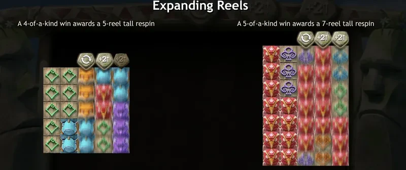 Easter Island Expending reels