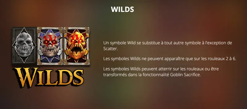 Symbole wild sur Evil Goblins xBombs