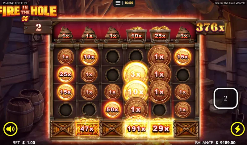 chest fire in the hole