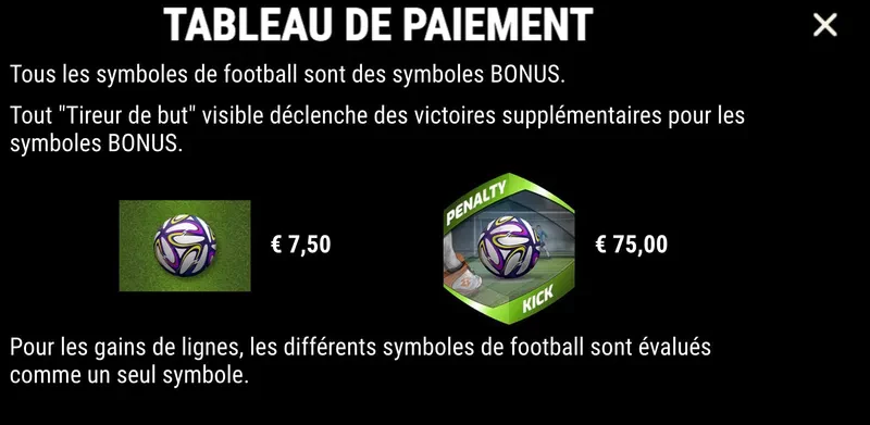 tableau de paiement