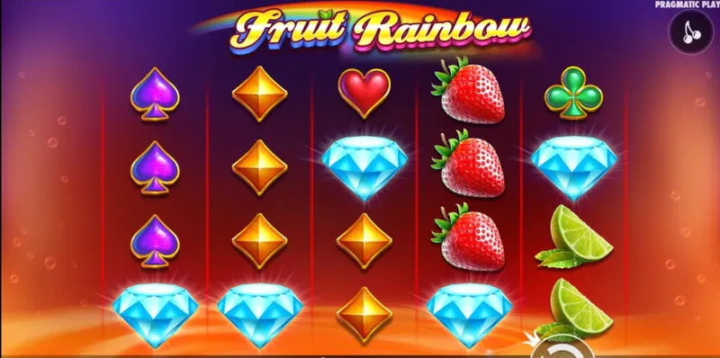 scatter fruit rainbow