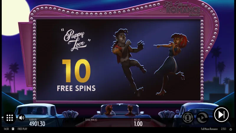 Free spins Full Moon Romance
