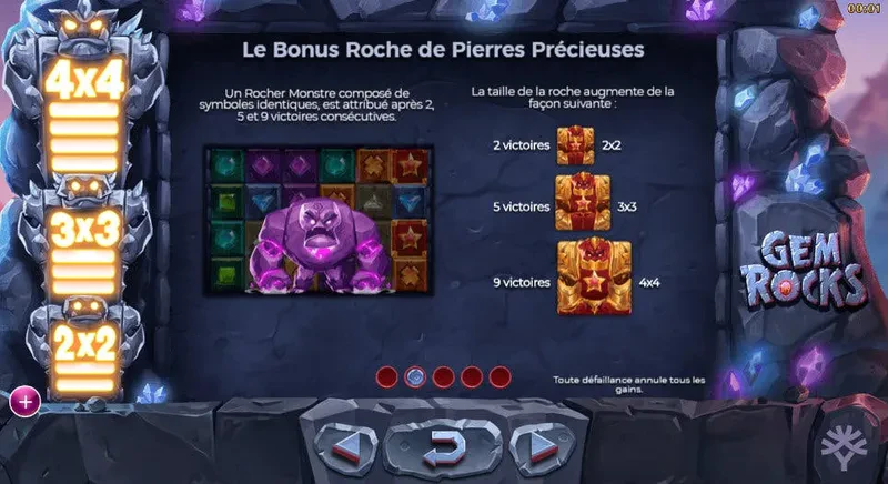 bonus gem rocks