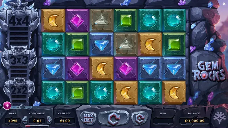 slot gem rocks