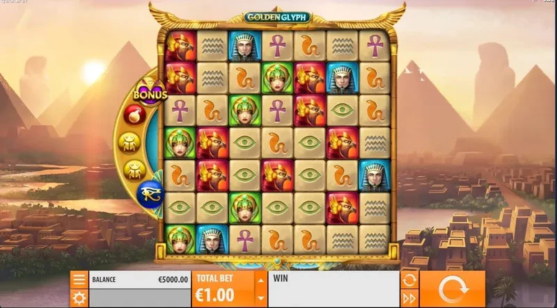 intrface jeu golden glyph