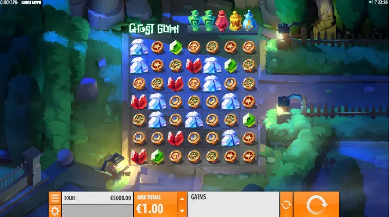interface jeu ghost glyph