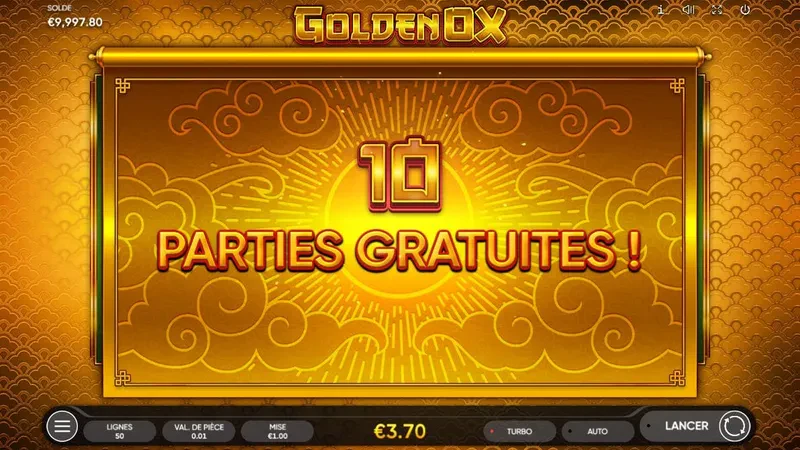 tours gratuits bonus de la slot golden ox endorphina