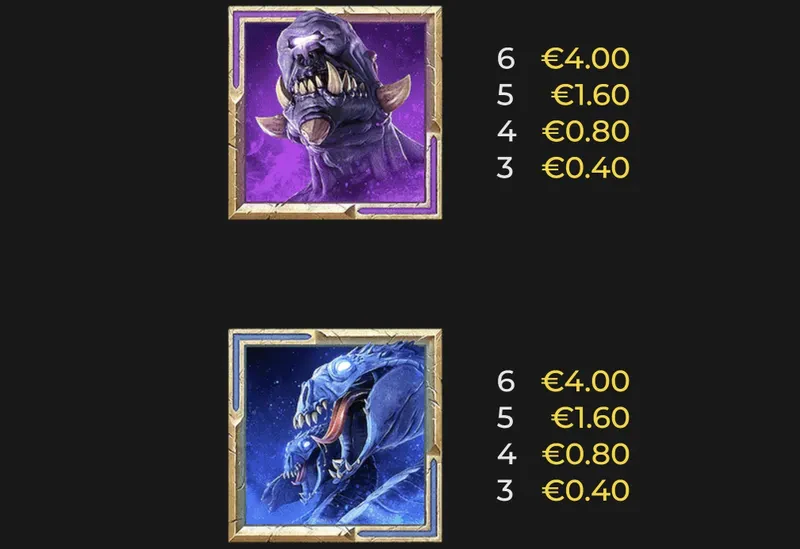Hades Gigablox symboles premiums 2