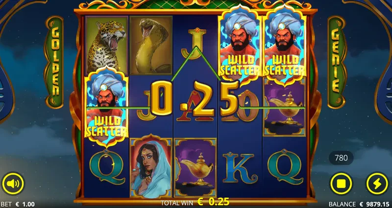 scatter golden genie