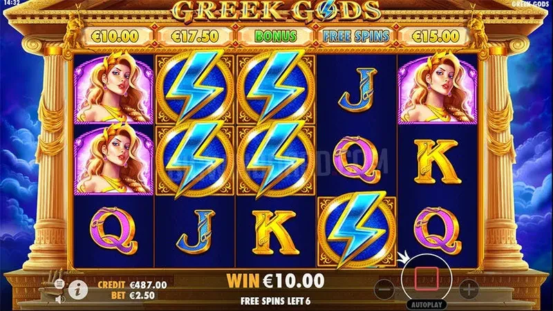 bonus greek gods