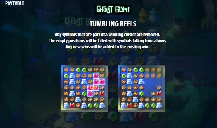 tumbling reels ghost glyph