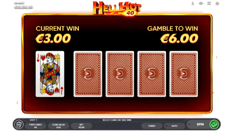 hell hot 40 bonus