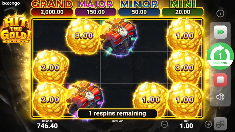 jackpot hit the gold