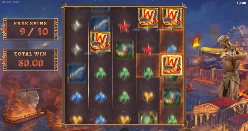 Fonctionnalité durant parties bonus sur Helios Fury