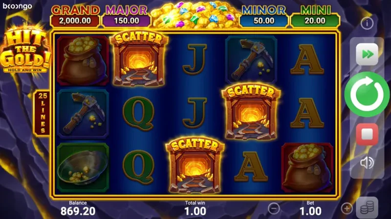 scatter hit the gold