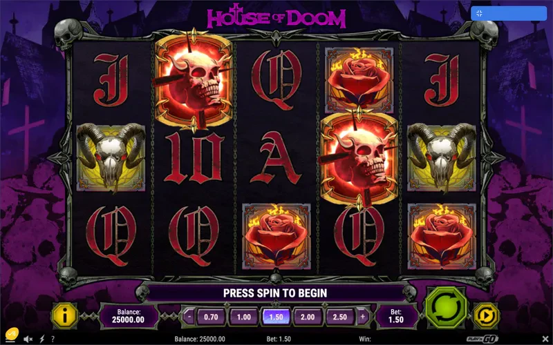 grille de départ d'house of doom
