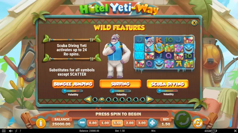 hotel yeti way plongée