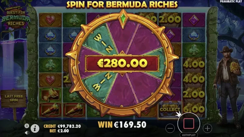 john hunter bermuda riches bonus