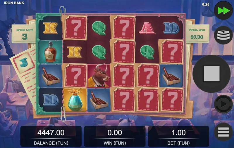 mystery symbols iron bank
