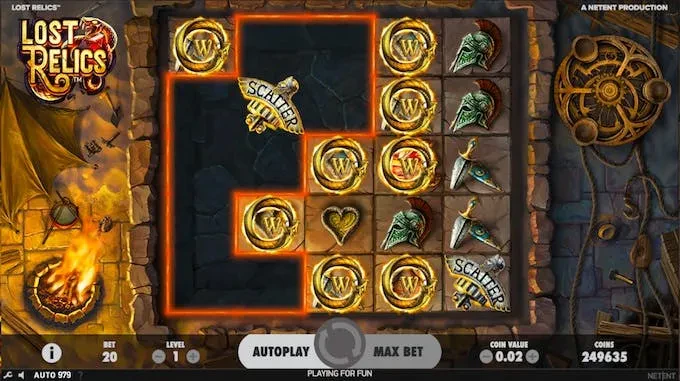 hidden bonus lost relics