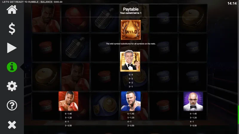 Symbols Let's get ready to rumble