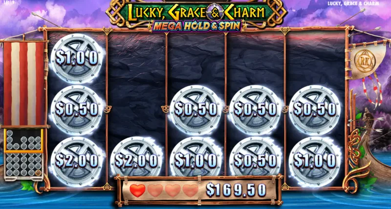 hold & spin bonus lucky, grace & charm