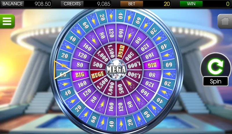money wheel mega glam life