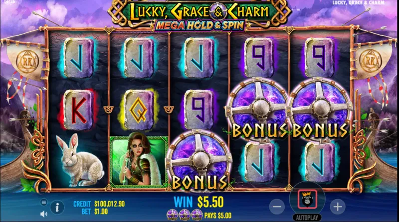 scatter lucky, grace & charm