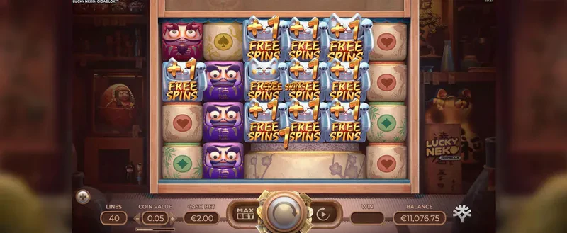 free spins Lucky Neko