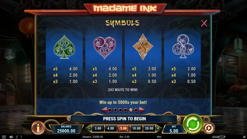 symbols madame ink