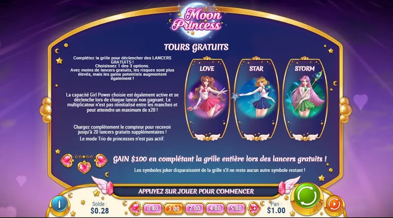 bonus moon princess