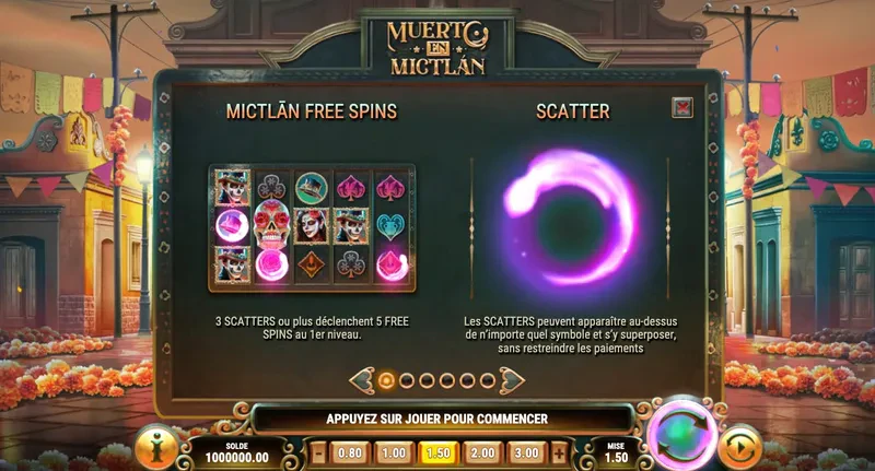 Obtention du bonus sur Muerto en Mictlan