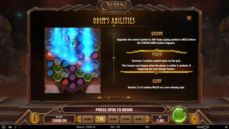 odin protector of the realms powers