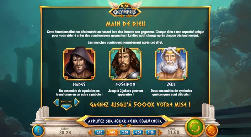 main de dieu rise of olympus
