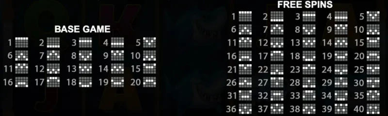 paylines Kraken