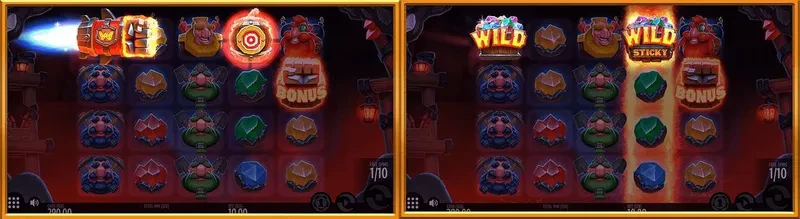 bonus sticky wilds rocket fellas inc
