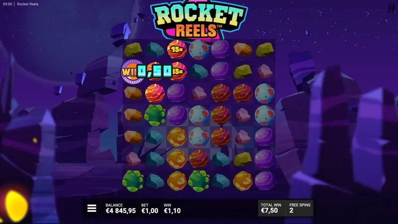rocket reels jeu de bonus
