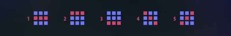 Lignes de connexions sur la machine a sous Reno 7's