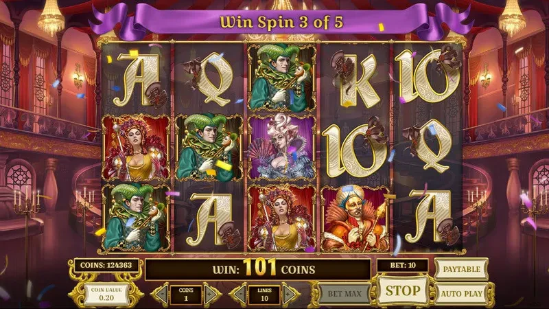 free spins royal masquerade
