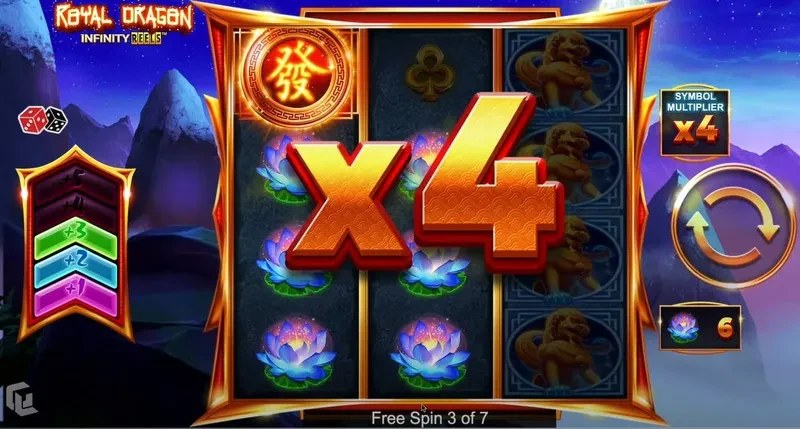 Royal Dragon Infinity Reels bonus