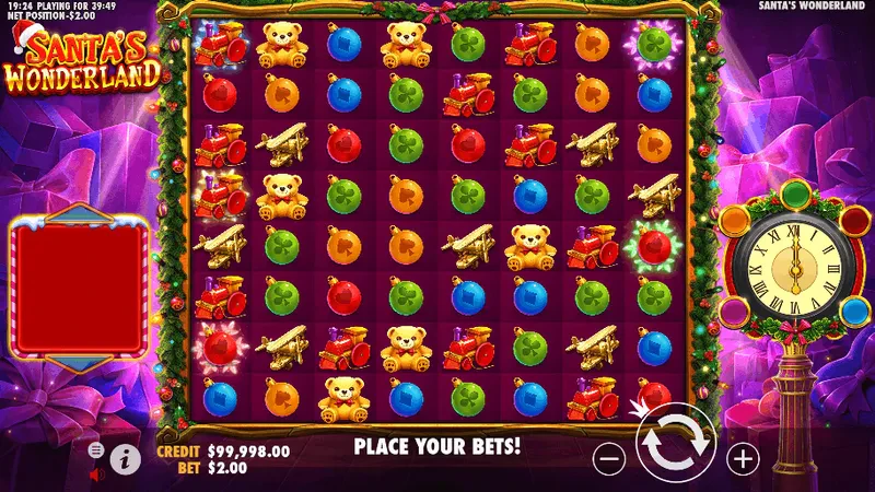 santa's wonderland grid