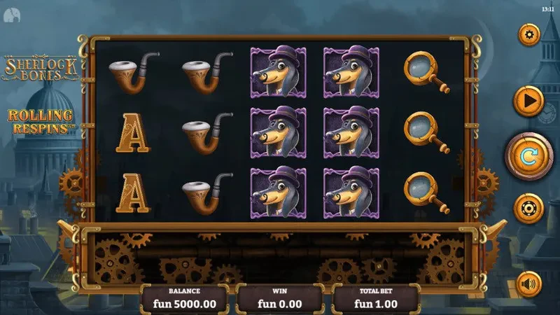 interface jeu sherlock bones