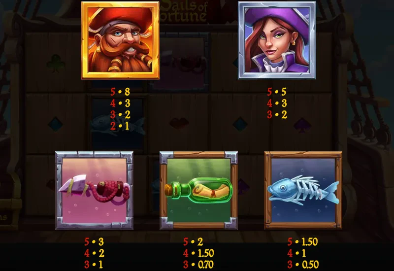 premium symbols sails of fortune